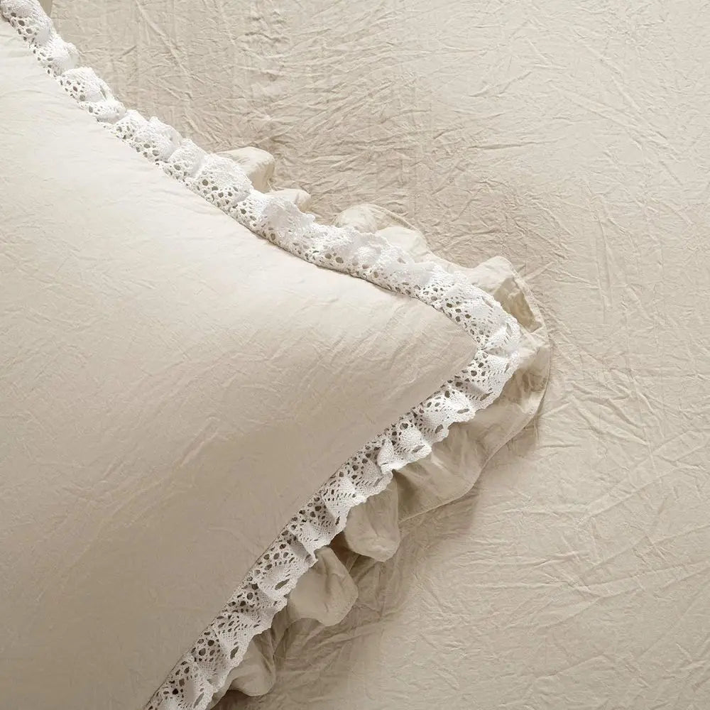 Lace Comforter Bedding Set 3-Piece