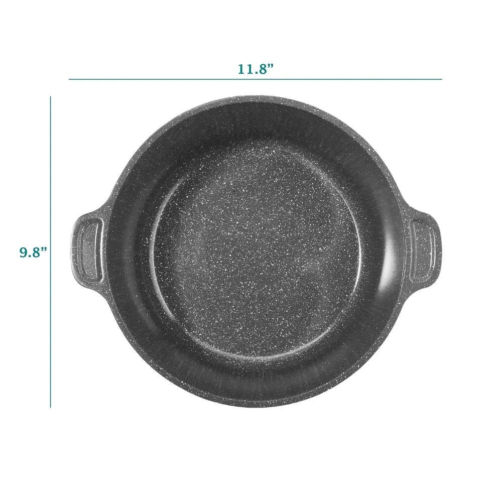 Versatile Nonstick Cast Aluminum Dutch Oven For Stews