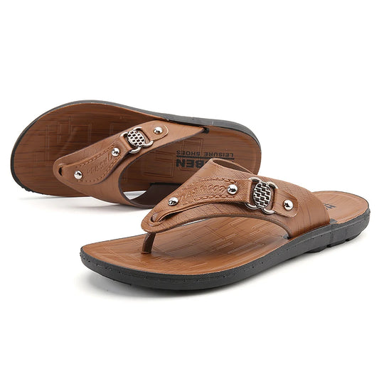 Men's Flip Flops Summer Slippers Outdoor Beach Shoes Comfortable