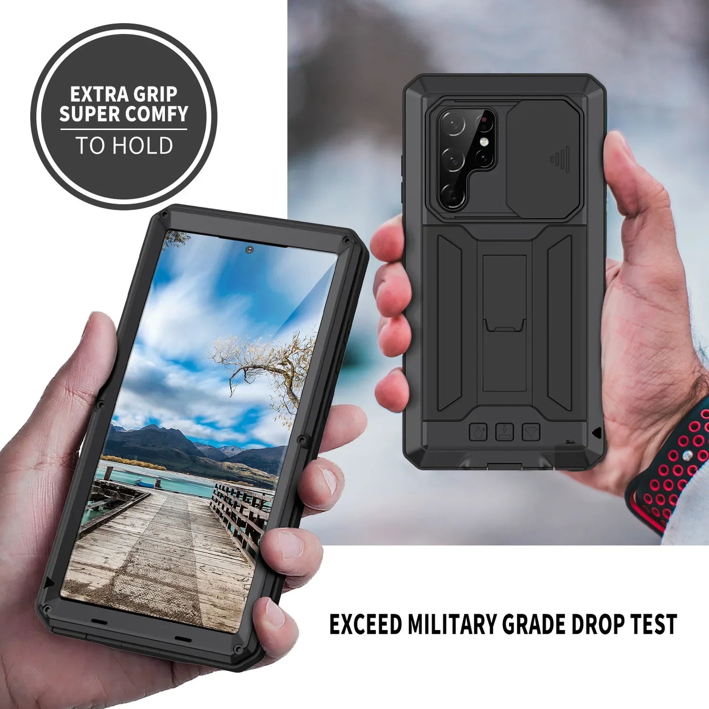 Military Grade Rugged Case For Galaxy S Ultra Plus
