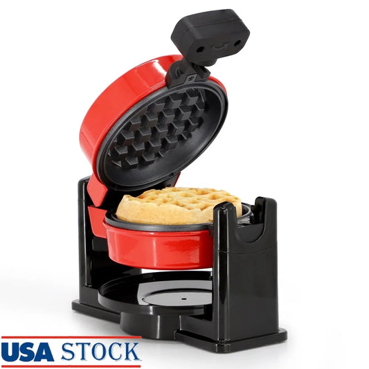 XMSJ Compact Non-Stick Electric Waffle Maker