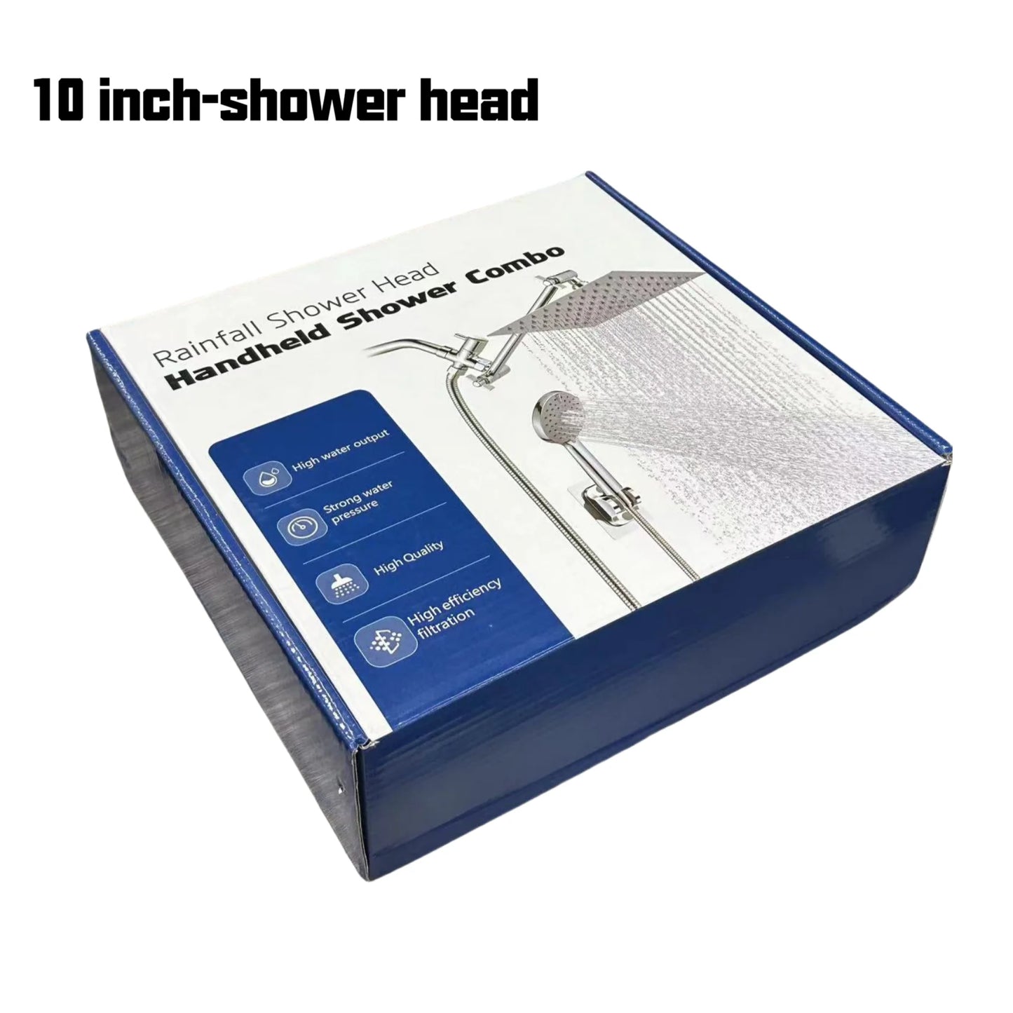 Rain Shower Head And Handheld Set With Three Modes