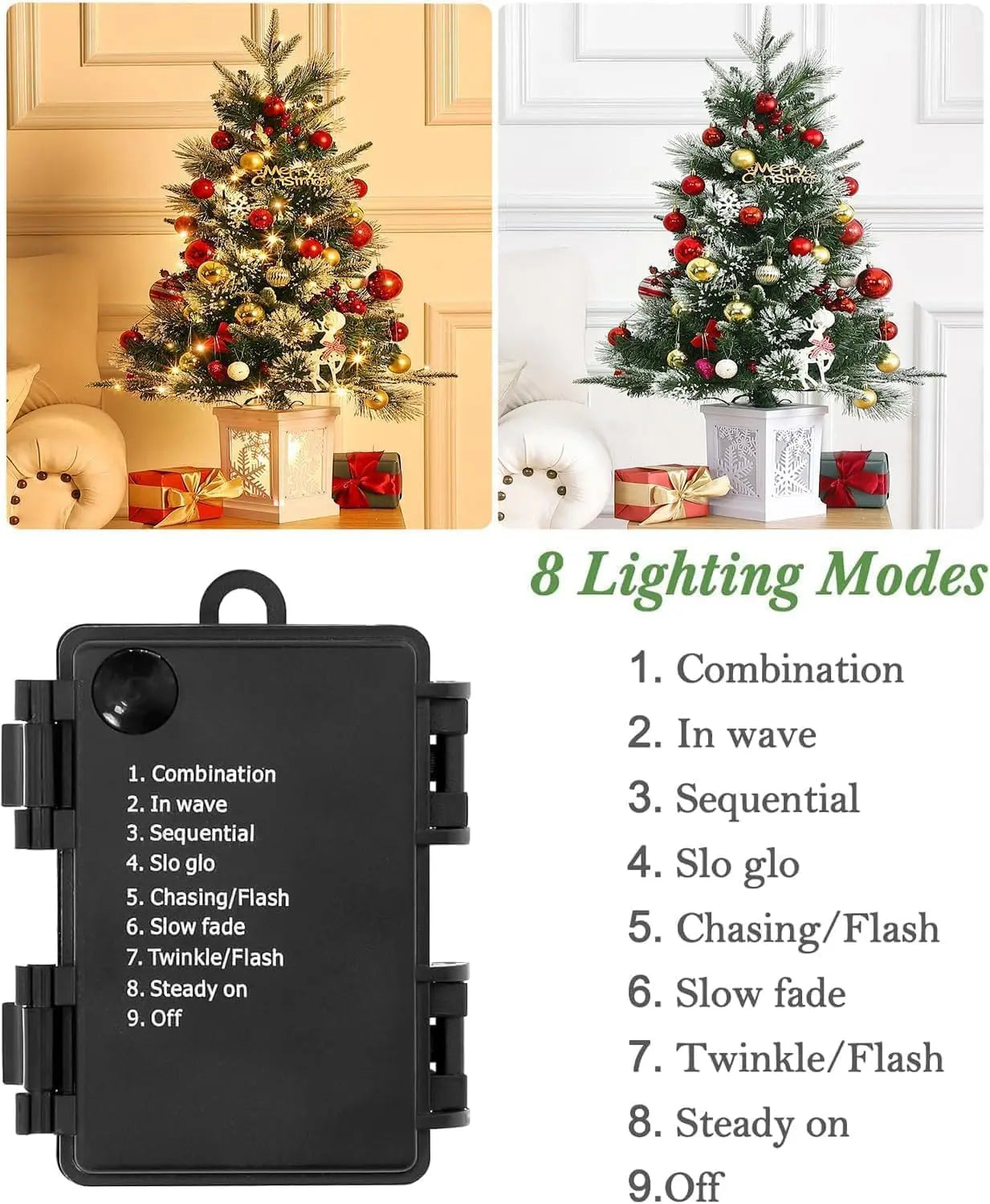 HiMIS Fiber Optic Pre-Lit Christmas Tree With 78 LEDs