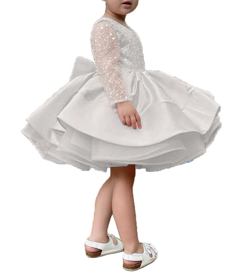 Girls Pageant Dress Puffy Ball Gown For Wedding First Communion
