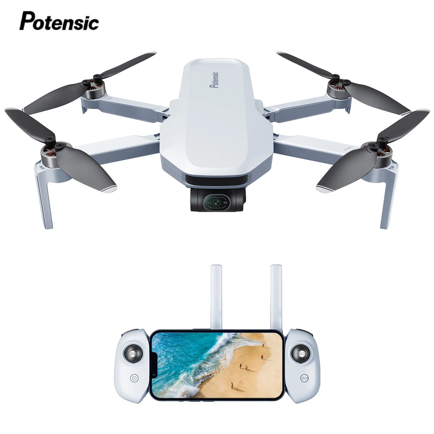 Potensic C0 4K GPS Drone With Professional-Grade 3-Axis Gimbal Return-Home
