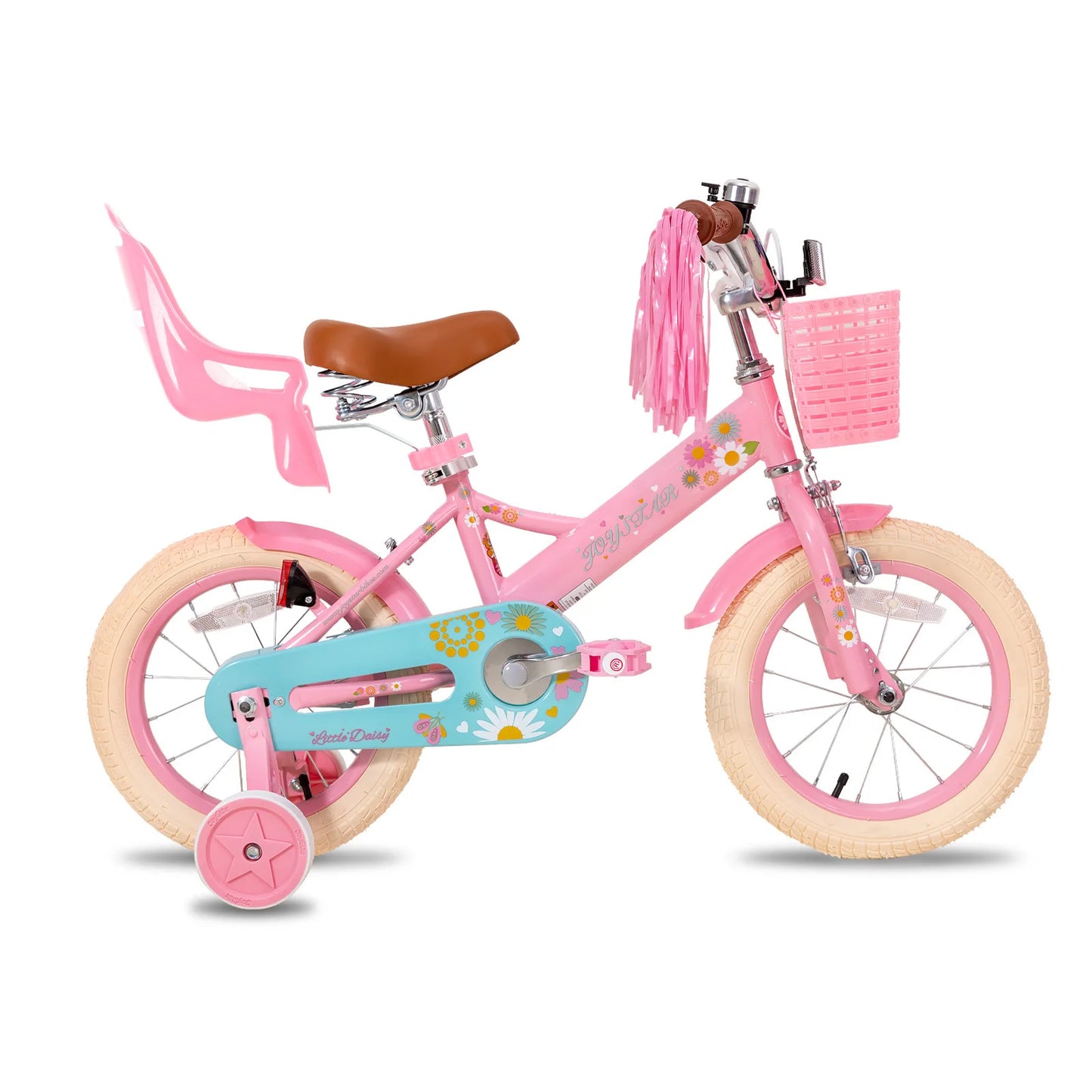 JOYSTAR Kids Bike For Ages 2-7 With Doll Seat Streamers