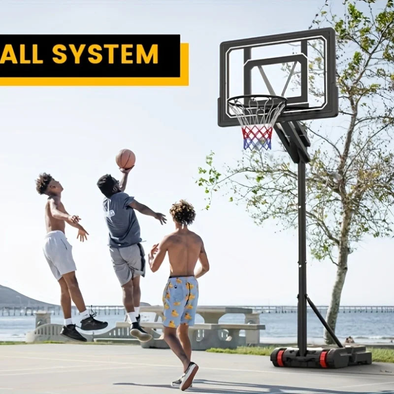 Outdoor Adjustable Portable Basketball Hoop System Pro
