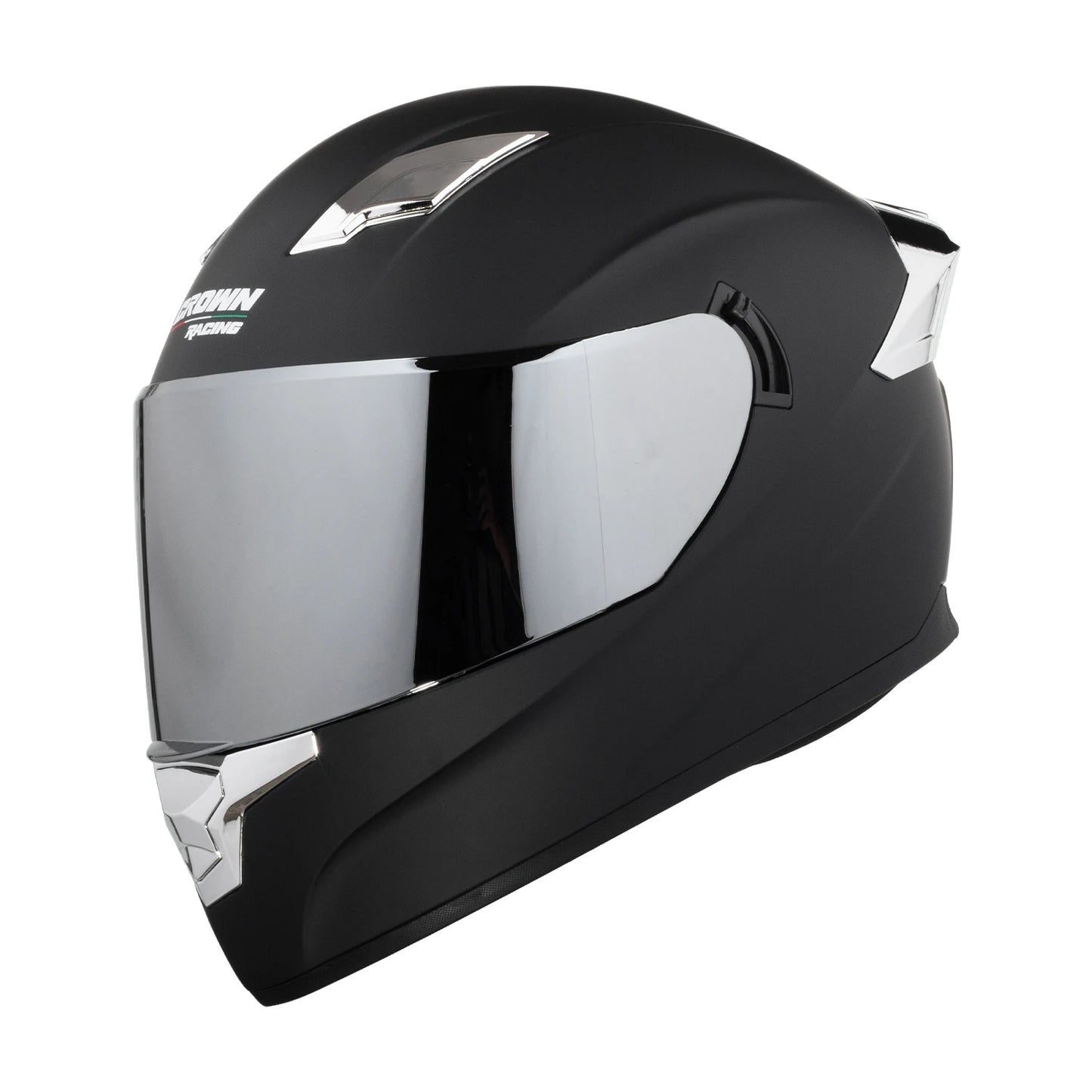 Crown Racing Full Face Motorcycle Helmet With Dual Visors DOT-Certified