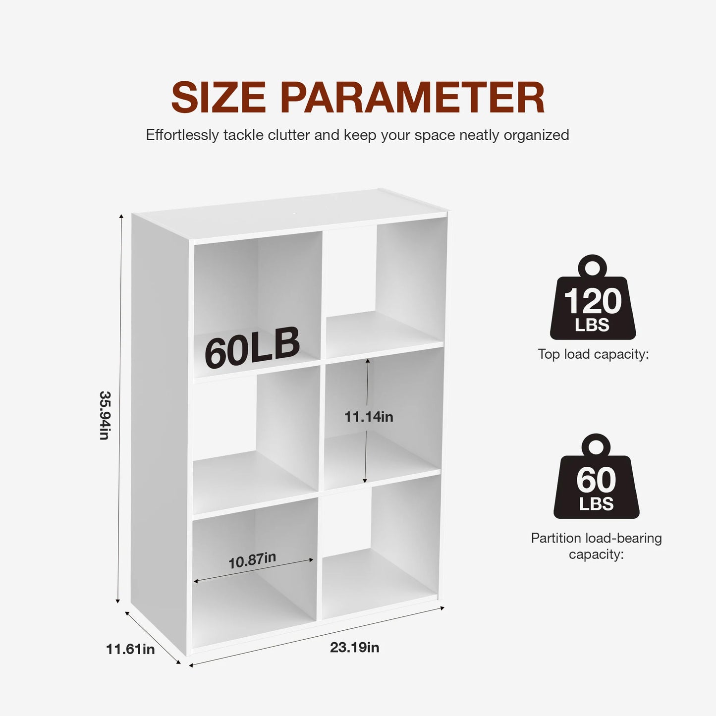 JHK 9 Cube Storage Organizer Bookcase Wooden Shelf Living Room