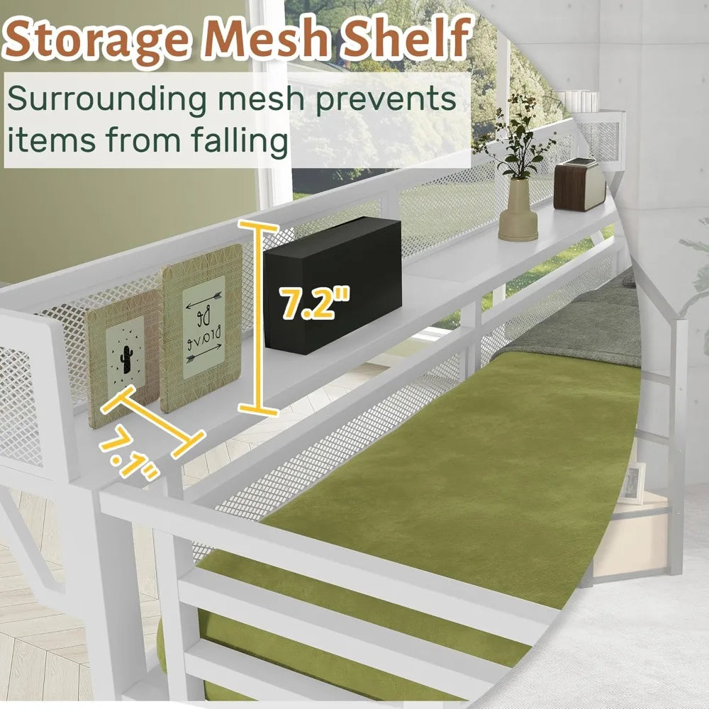 Loft Bed With Stairs And Storage