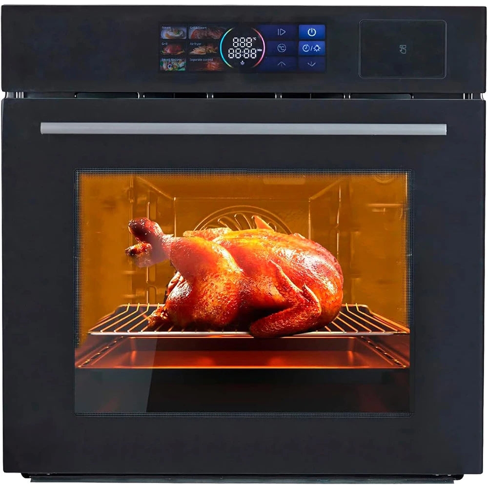 Acekool Built-In Electric Oven 70L Capacity 3000W View Window 8 Functions