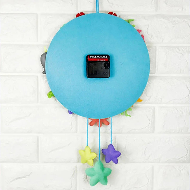DIY Handmade Felt Marine Clock For Home Decor And Kindergarten