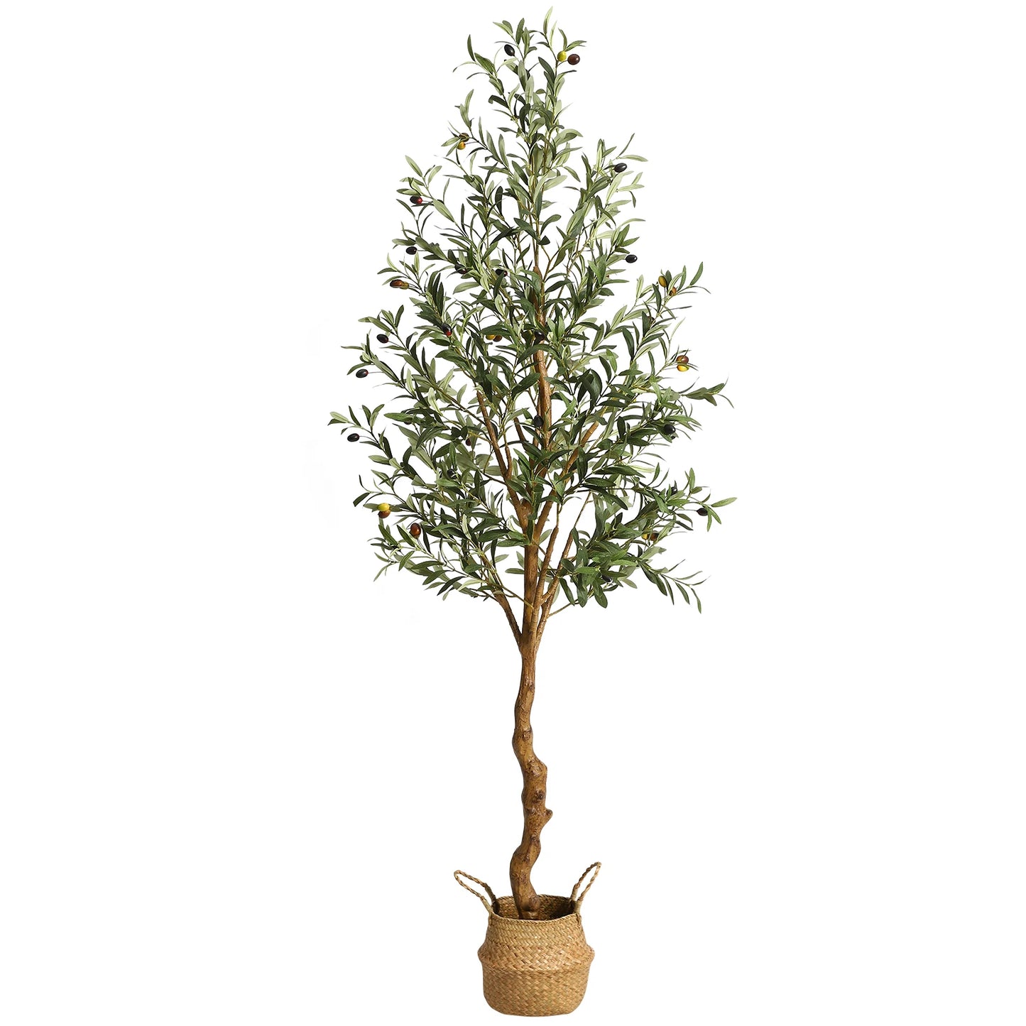 HiMISS Artificial Olive Tree In Pot Realistic Indoor Plant Decor