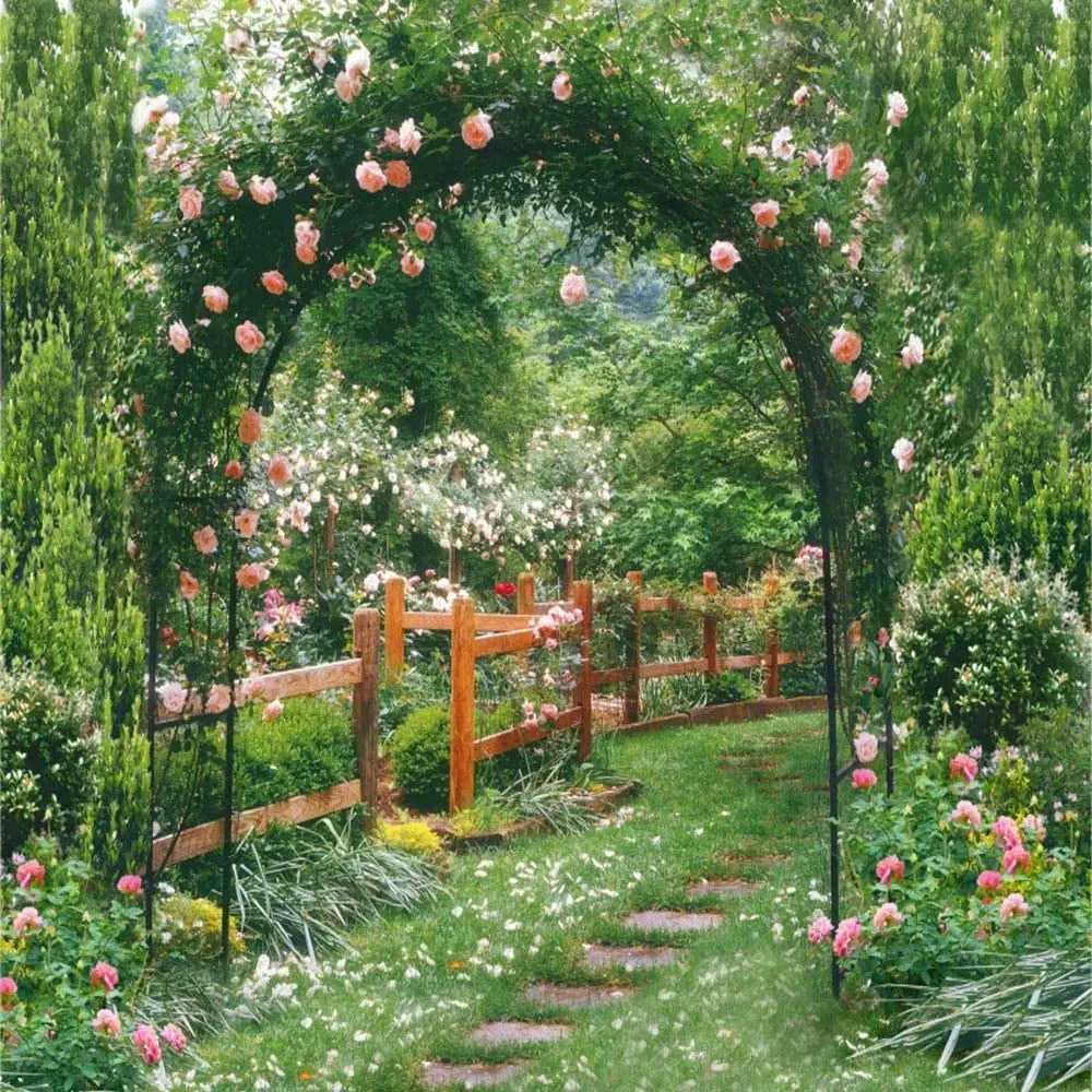 Durable Metal Garden Arch Trellis For Climbing Plants