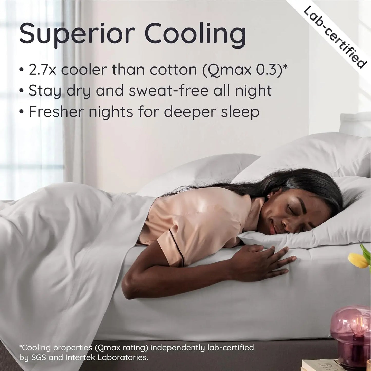Sheet Set 4 Piece Bamboo Viscose Deep Pocket Cooling