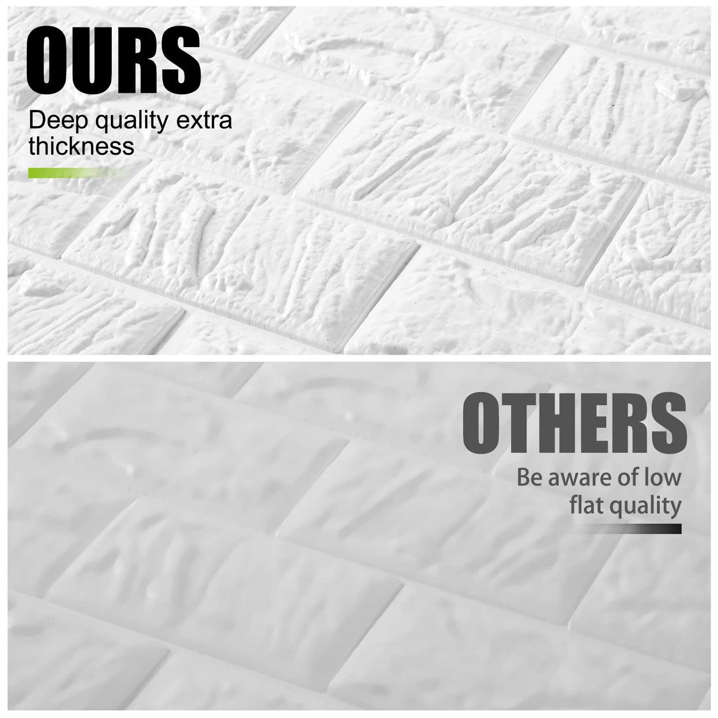 3D Peel And Stick Wall Panels 100 Piece Set
