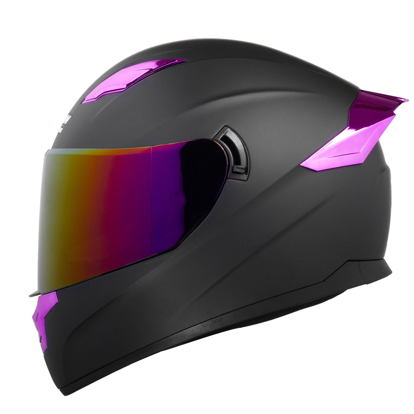 Crown Racing Full Face Motorcycle Helmet With Dual Visors DOT-Certified