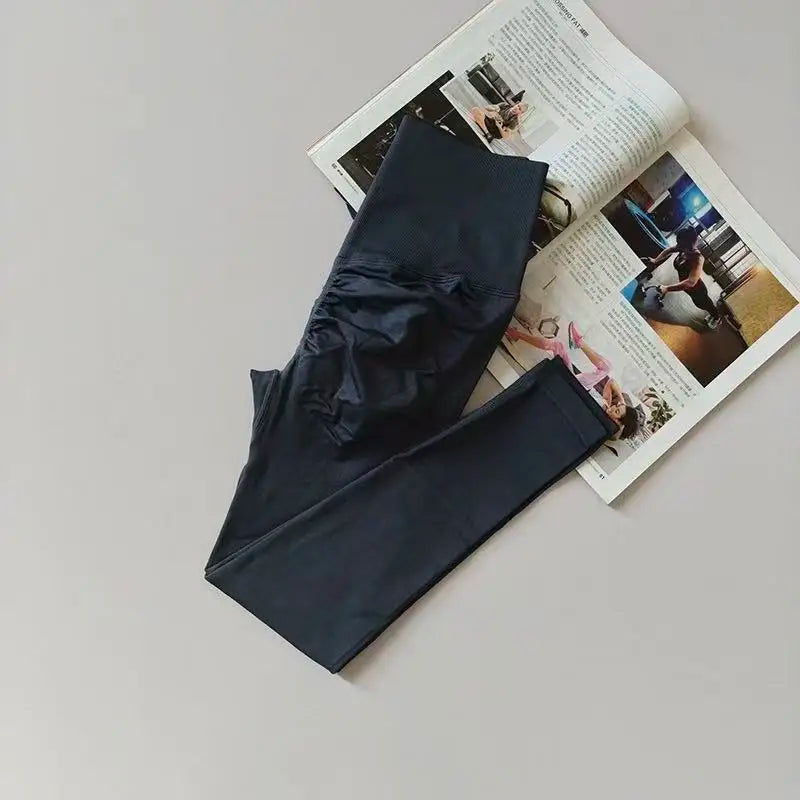 Seamless High Waist Yoga Pants for Running and Gym