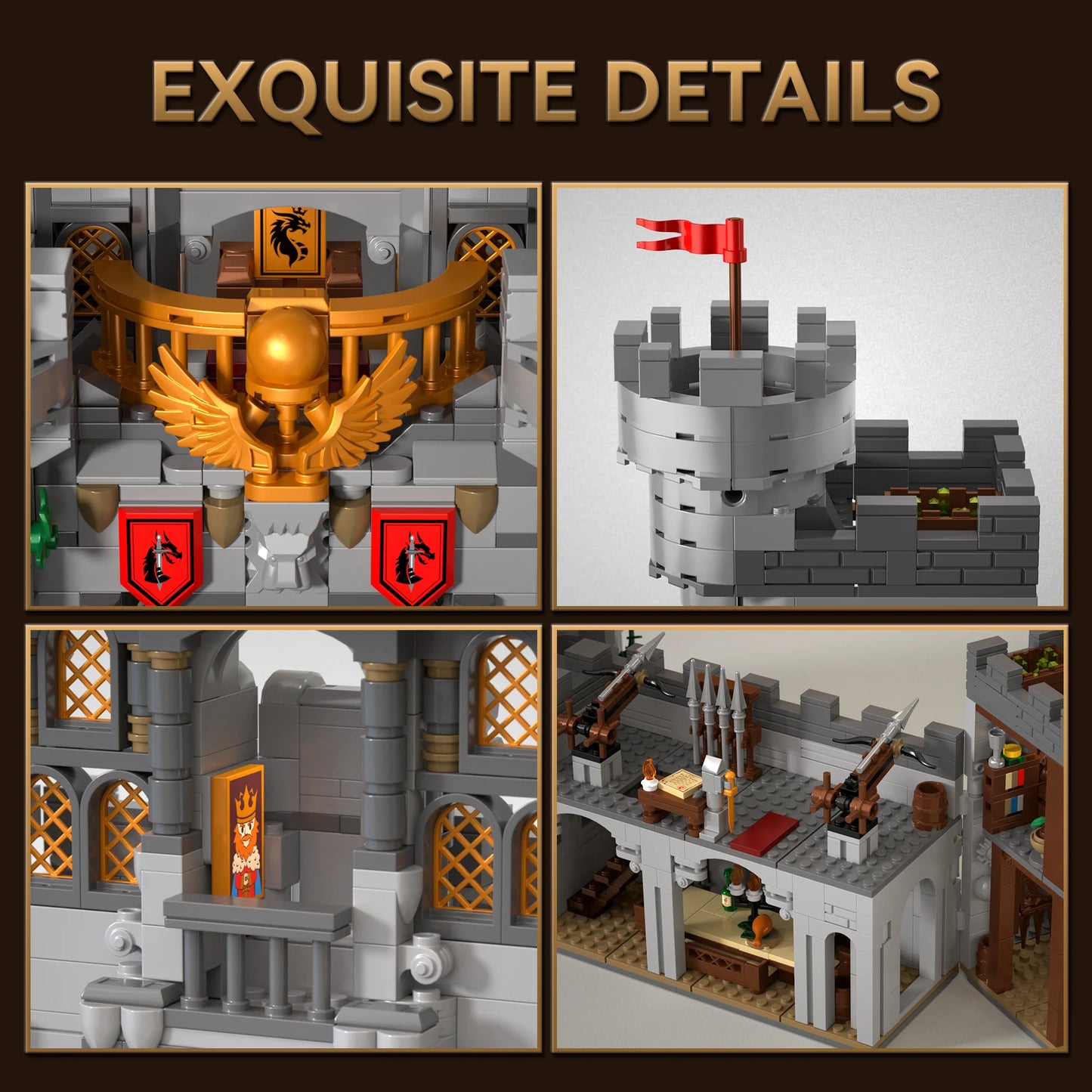 Hign Concerned Sword of Holy Spirit Castle MOC Blocks