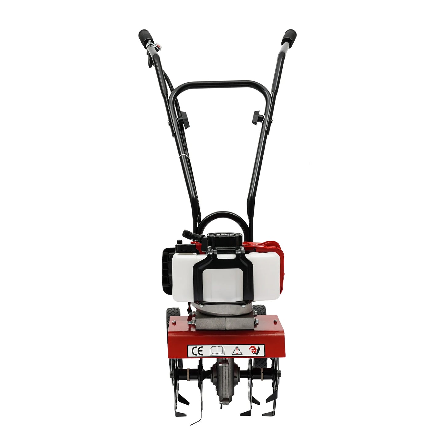 Bymaocar Gasoline Garden Tiller 52cc 1700W 2-Stroke Cultivator