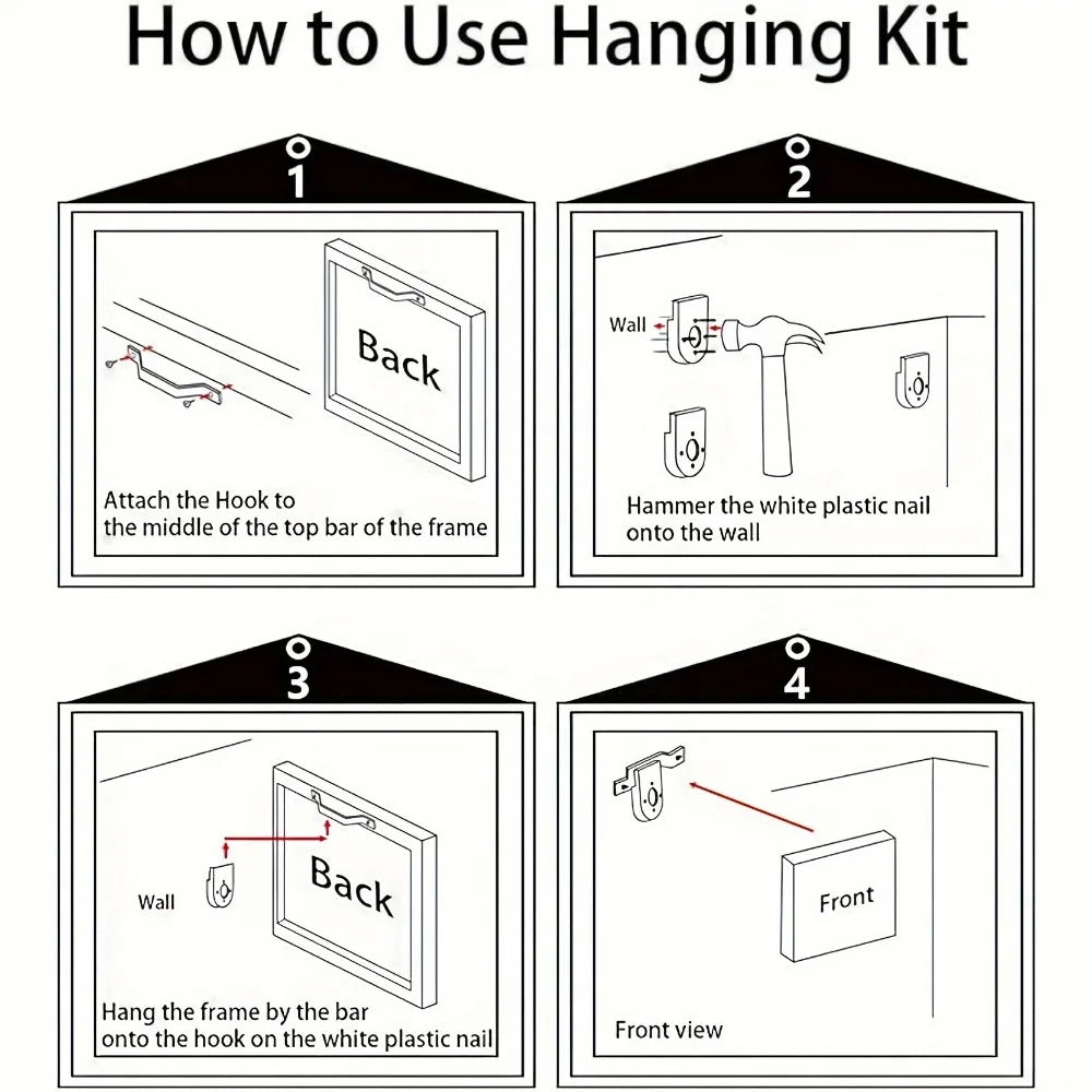 New York City Night View Canvas Wall Art Pine Frame