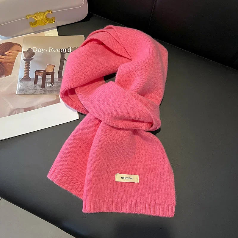 Women's Knitted Wool Scarf Winter Warm Shawl