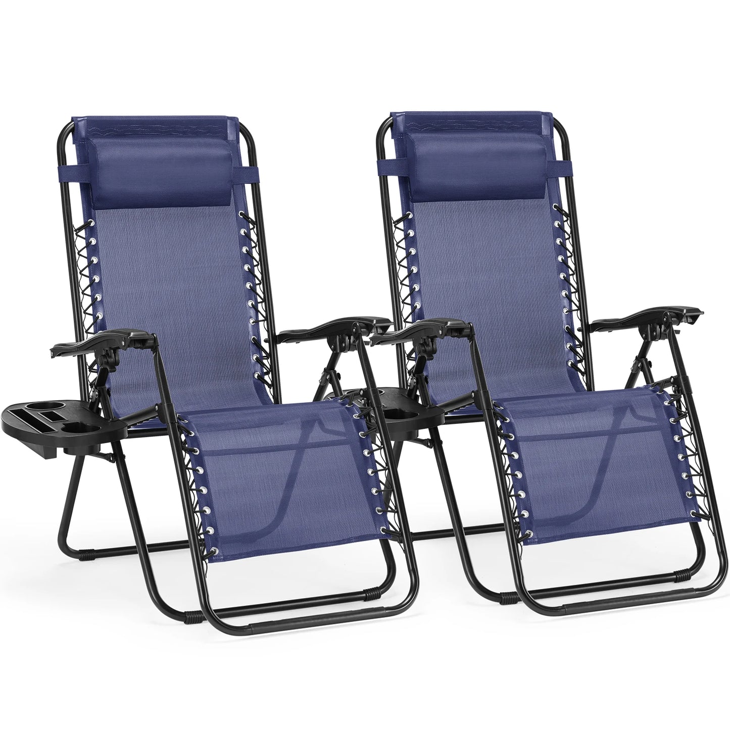 JHK Zero Gravity Portable Recliner For Outdoor Patio Lounge Chair