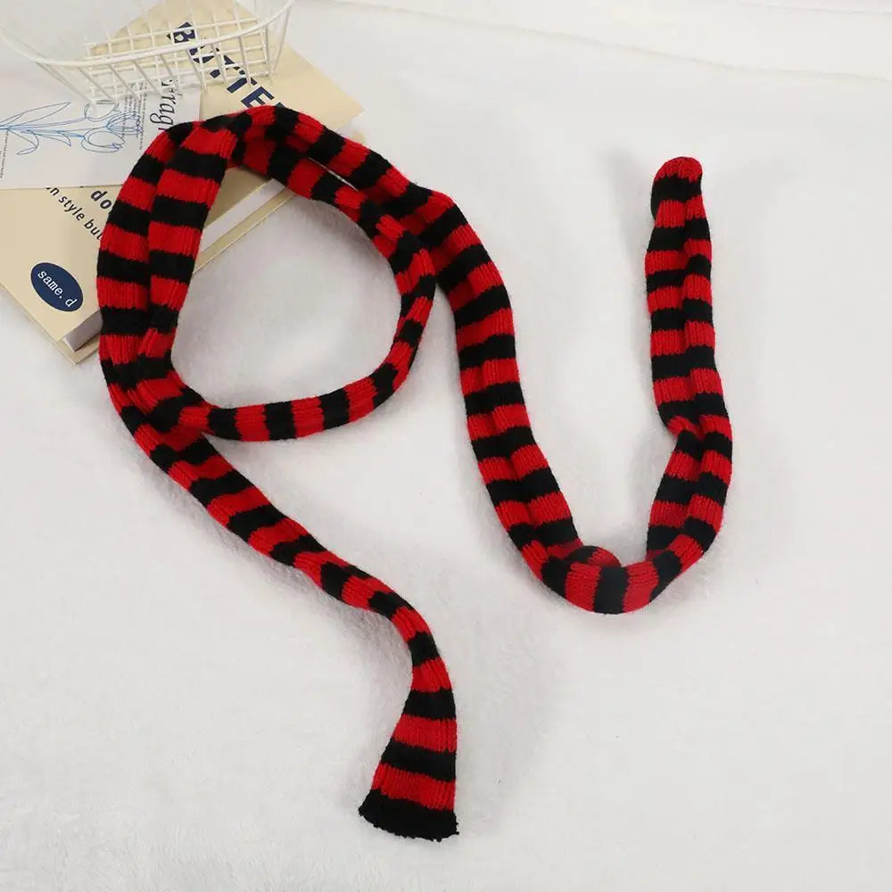 Harajuku Cotton Scarves For Women Stripe Long Neckerchief