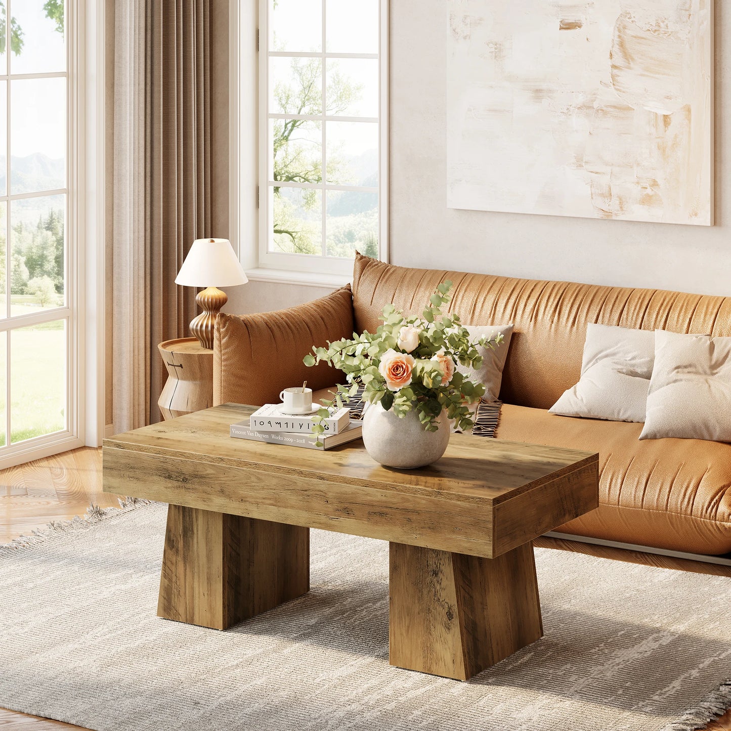 Tribesigns Vintage Coffee Table