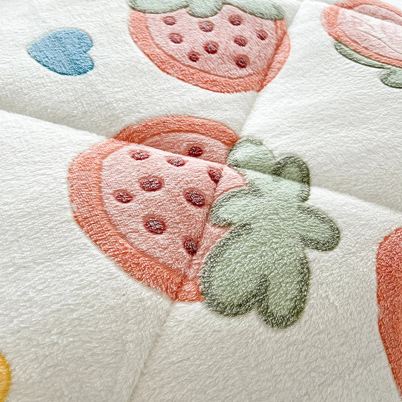 Jiangsu All-Season Thickened Lamb Wool Sherpa Quilt Set Bedding