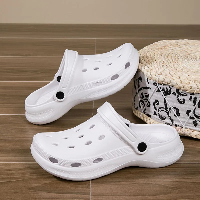 Summer Men Clogs Sandals Beach Slides Leisure Slippers