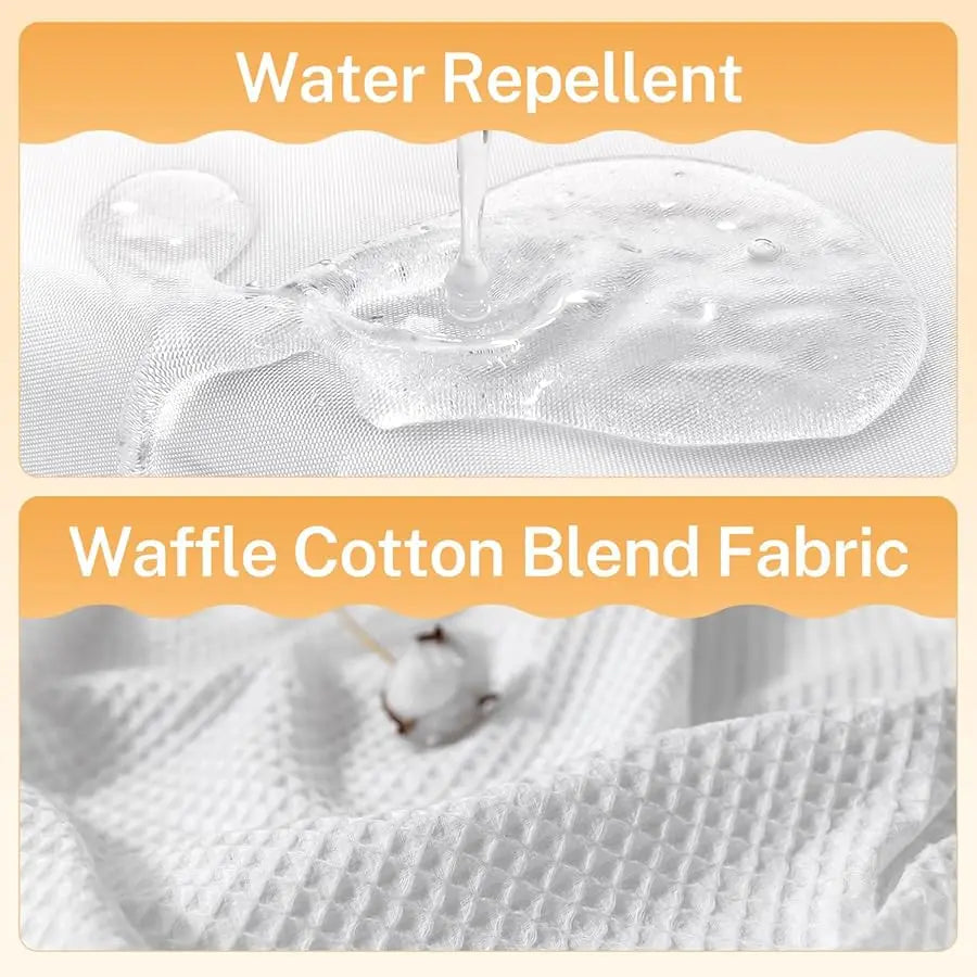 Ri Er Dream Fabric Shower Curtain Set With Replacement Liner