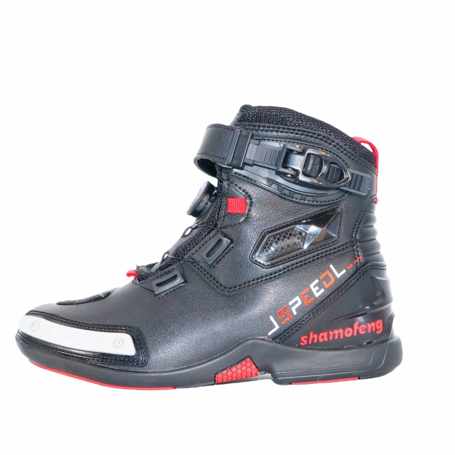 Zhejiang Men Motorcycle Riding Boots With Adjustable Protective Strap