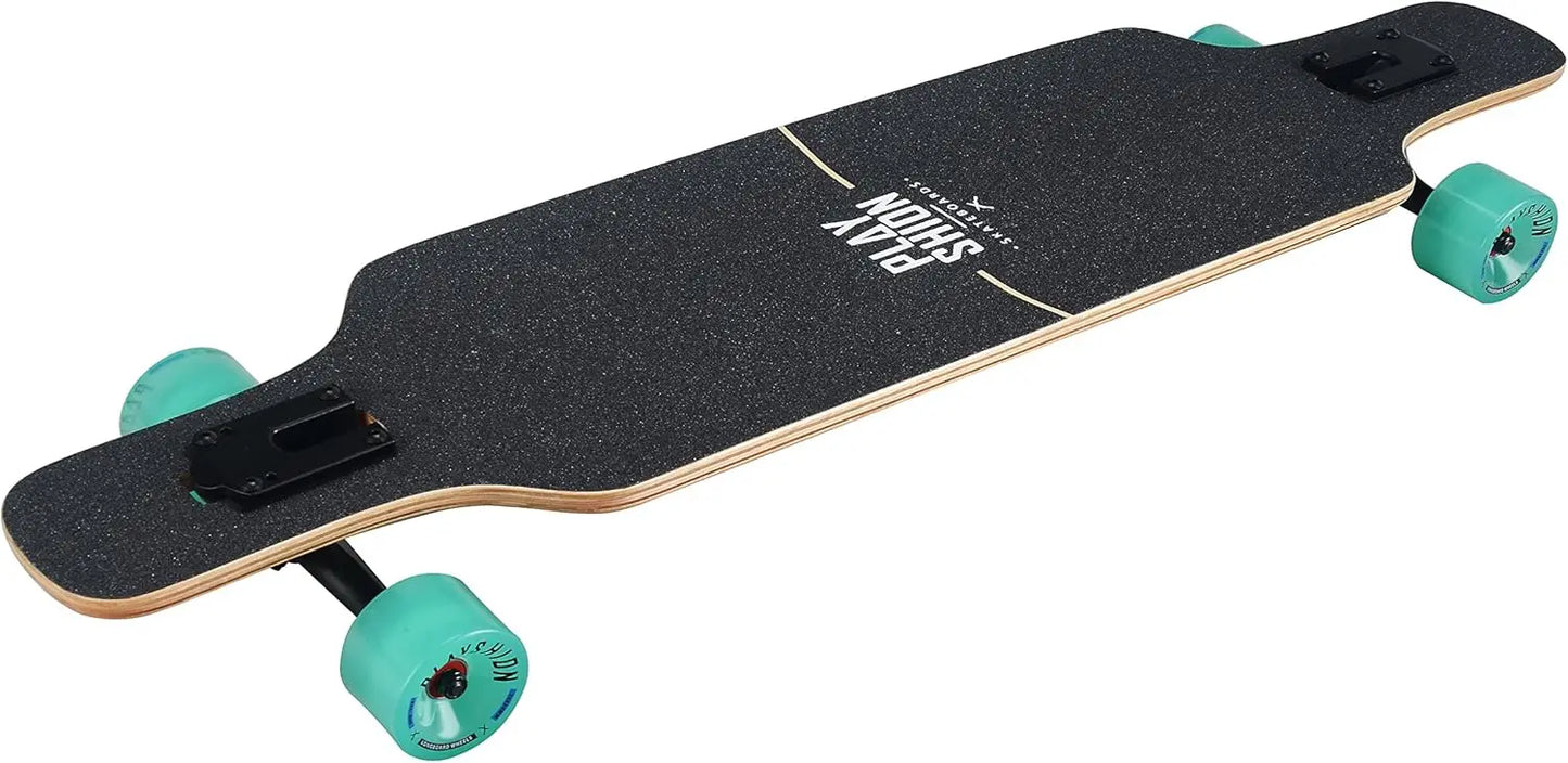 Drop Through Longboard Cruiser for Beginners 250 LBS Capacity
