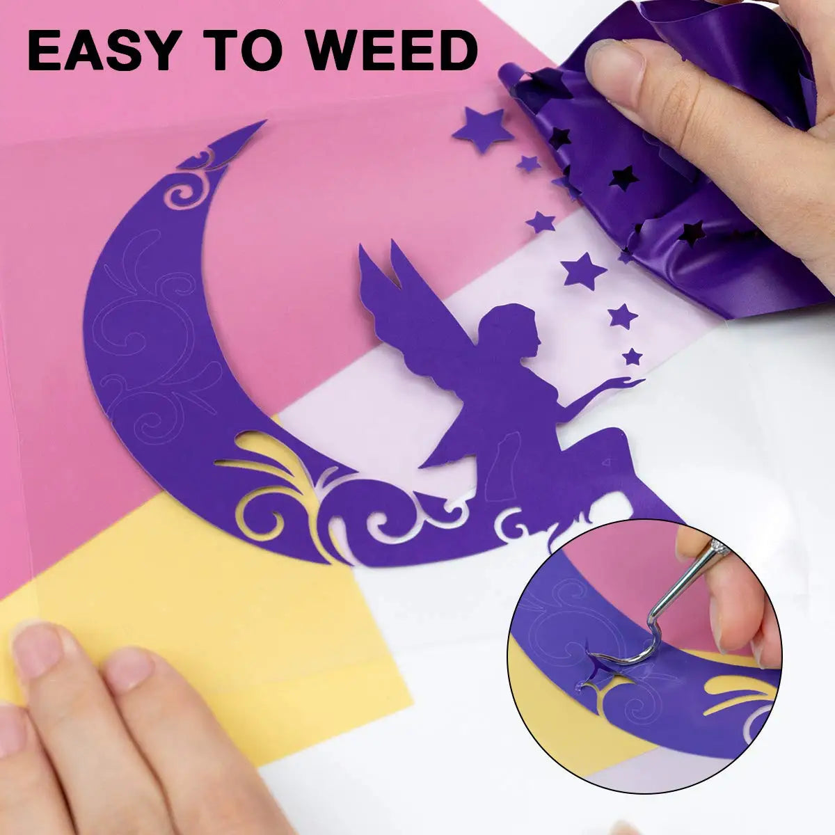 HTVRONT Heat Transfer Vinyl PU HTV Rolls For DIY T Shirts