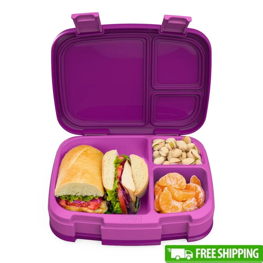 Feature Leakproof Lunch Box With Removable Tray 3 or 4 Compartments