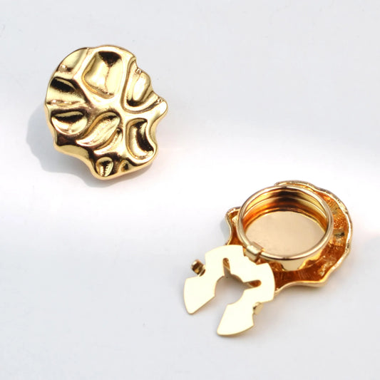Fashion Metal Button Covers For Shirt Cufflinks Unisex Accessories