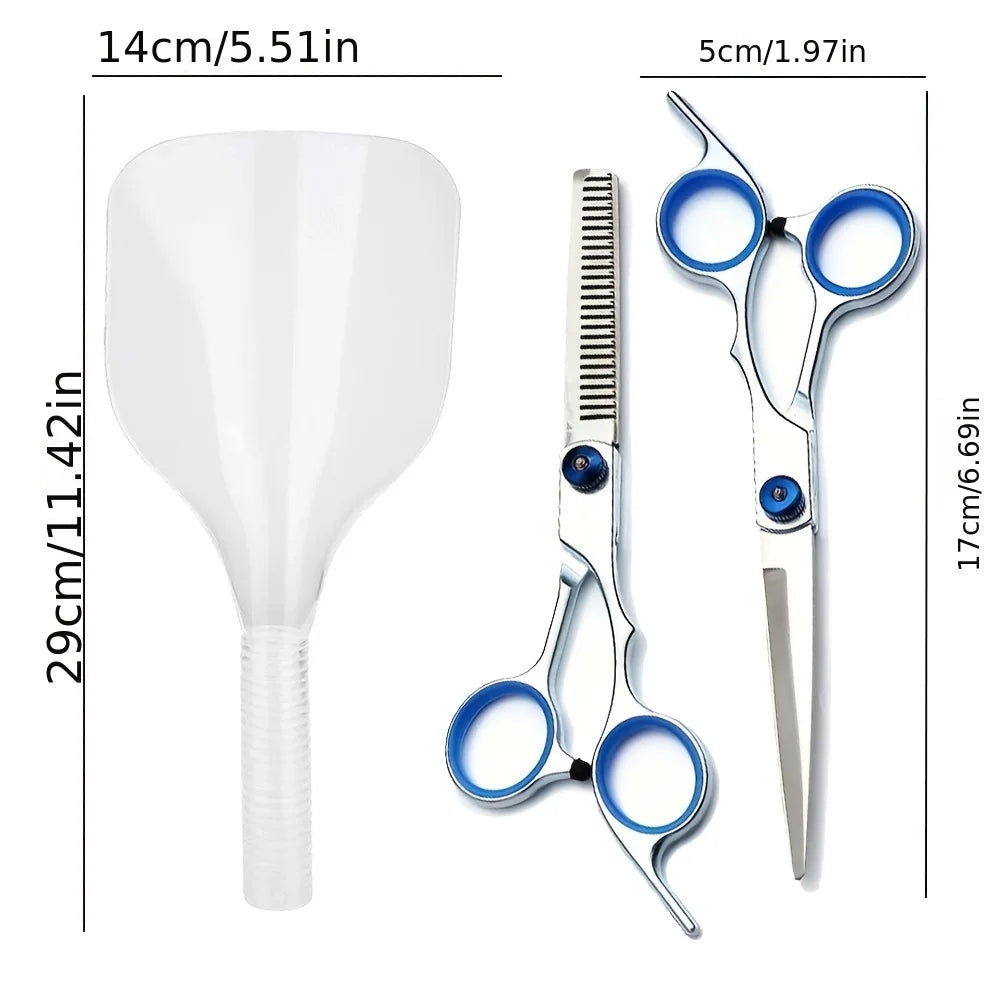 Professional Hair Cutting Scissors Set With Thinning Shears