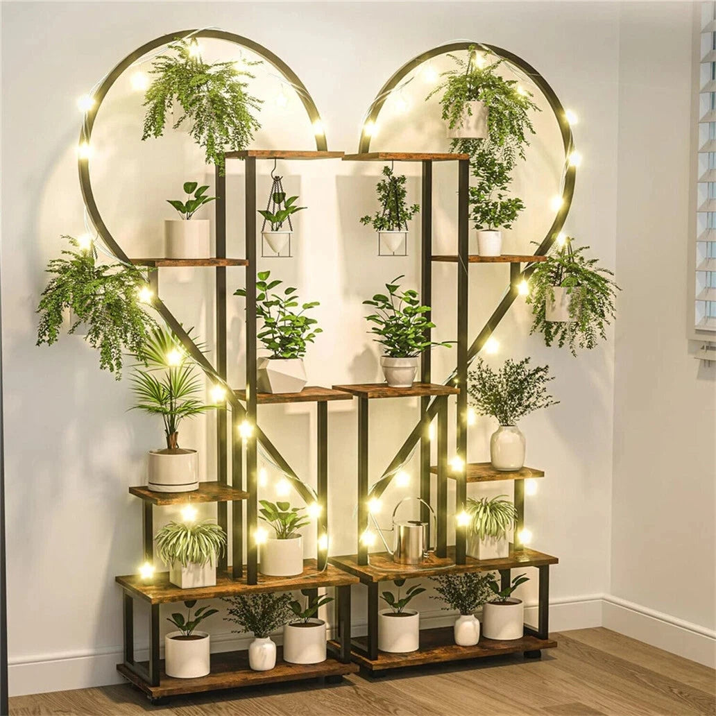 Wisfor Half Heart Six-Tier Plant Stand