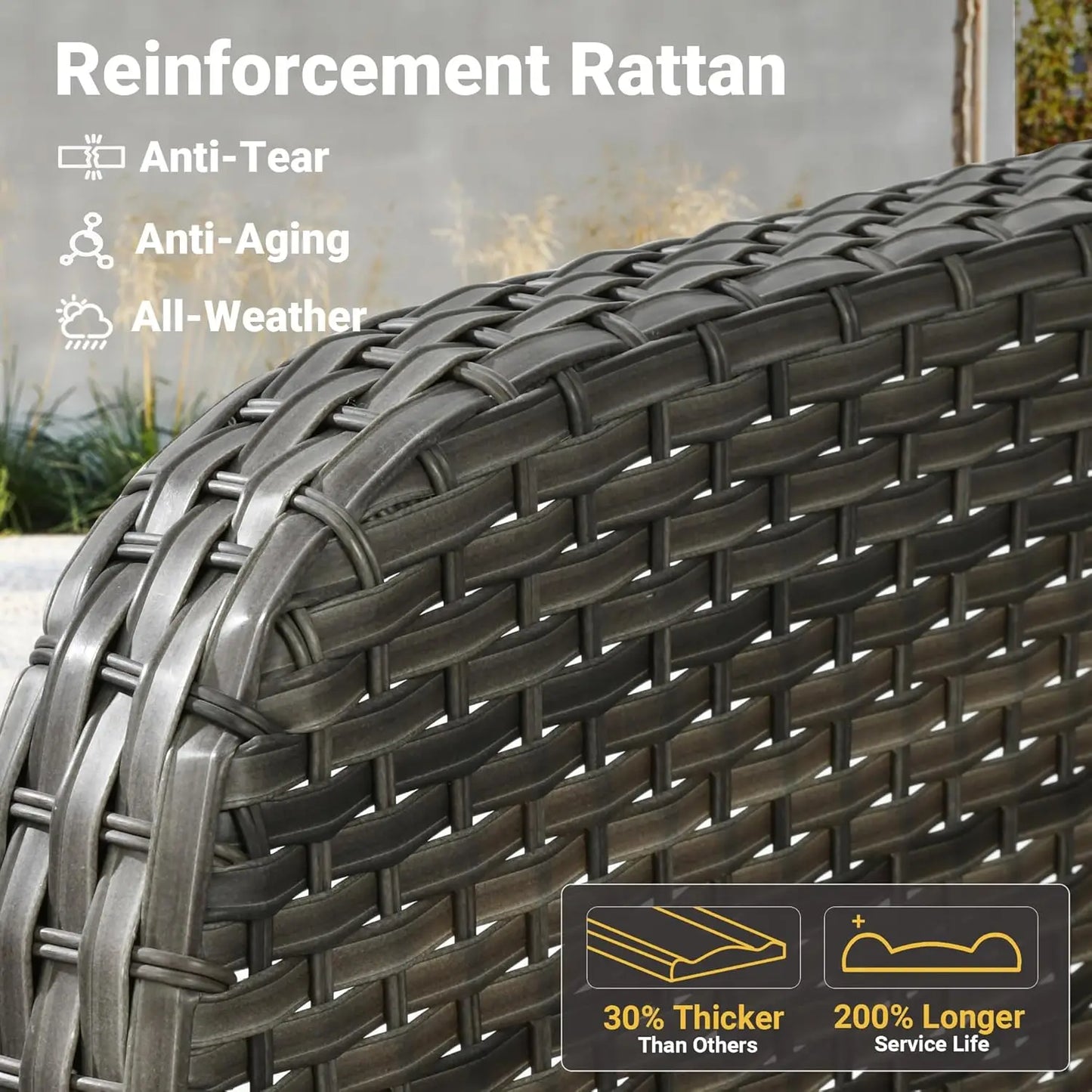 Folded 4-Piece Patio Set With Fire Pit Table And Chairs