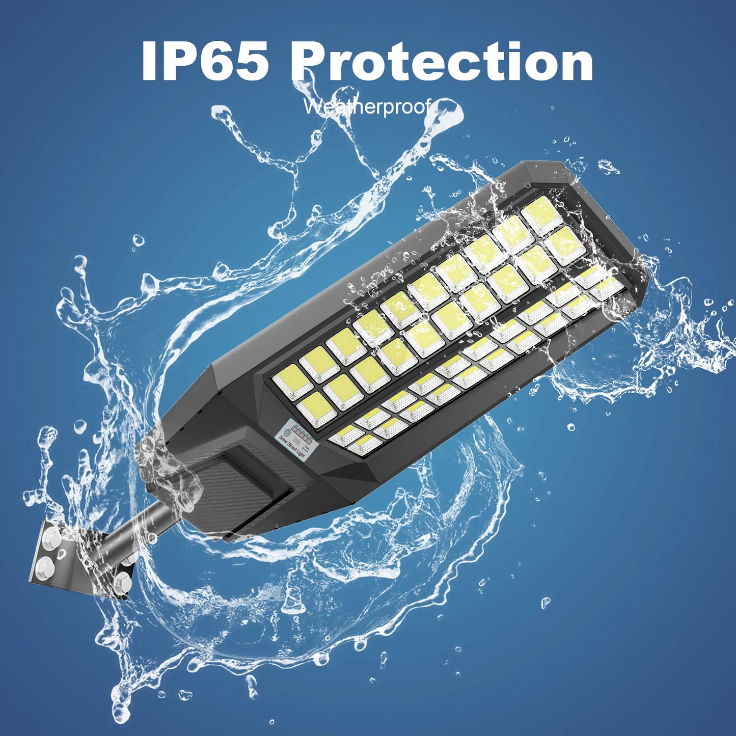 Outdoor Solar LED Street Light With Motion Sensor IP65 Waterproof