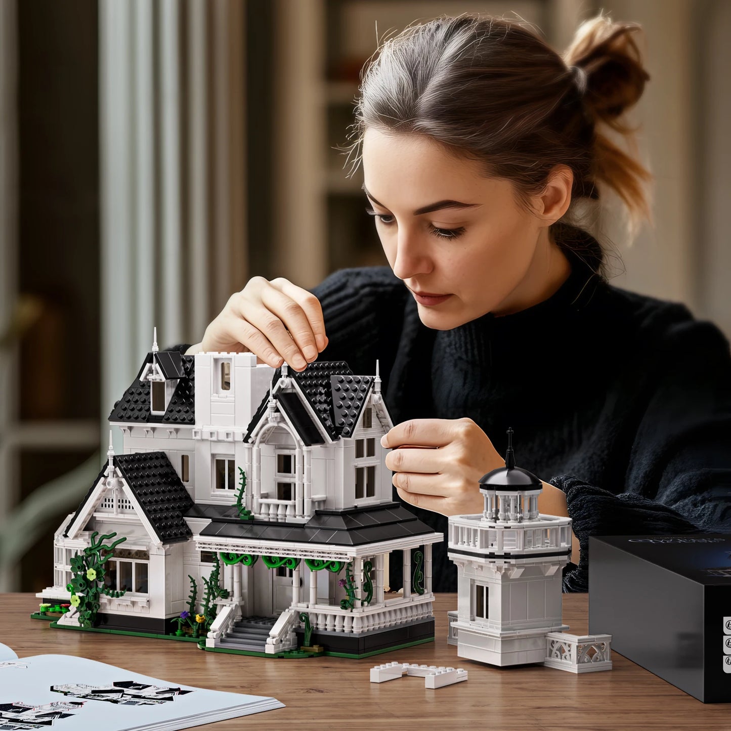Magic House LED Light Building Set 1877Piece For Adults
