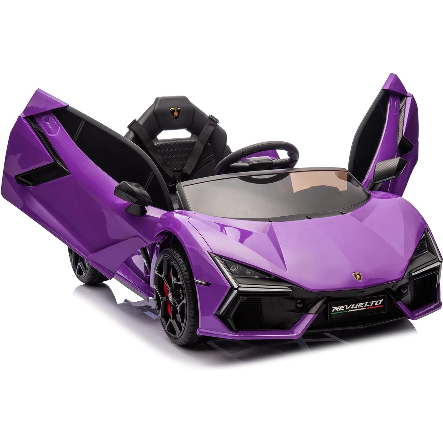 HiMISS Ride On Car Toy For Kids 3 To 8 With Bluetooth Music Remote Headlight