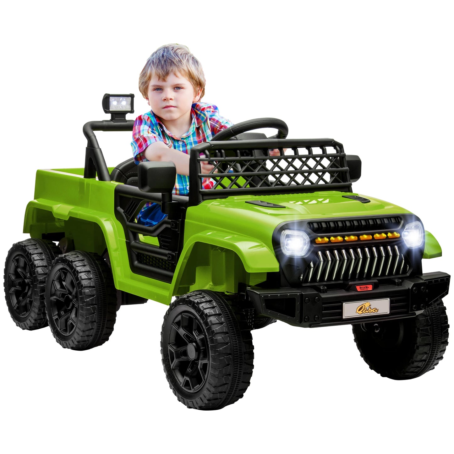12V Kids Electric Car With 2WD 4WD Switchable Remote Control