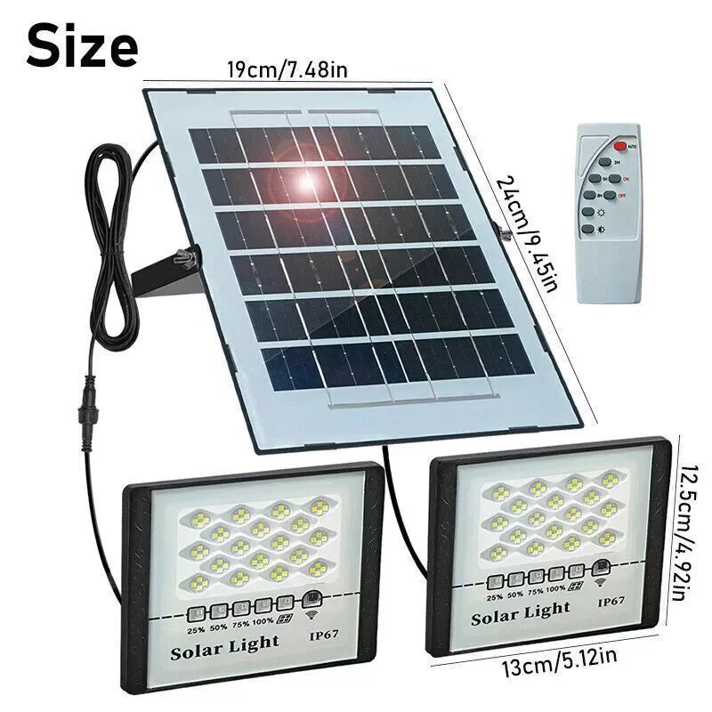 300W LED Solar Street Light Outdoor Flood Lamp