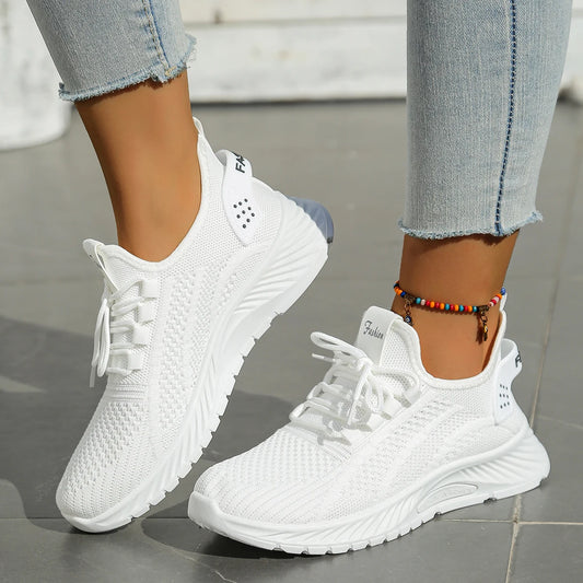 Women Casual Sneaker Fly Weave Upper Fashion Shoes