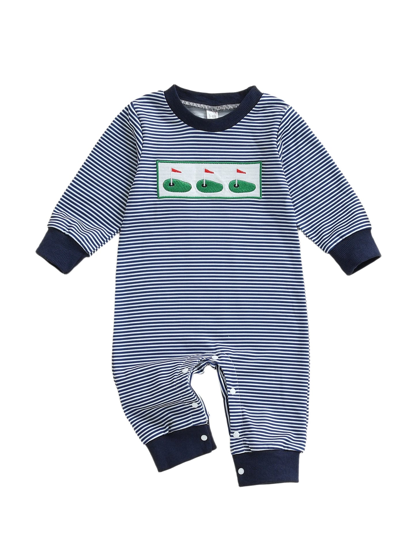 Infant Autumn Bodysuit Round Neck Unisex Full Sleeves