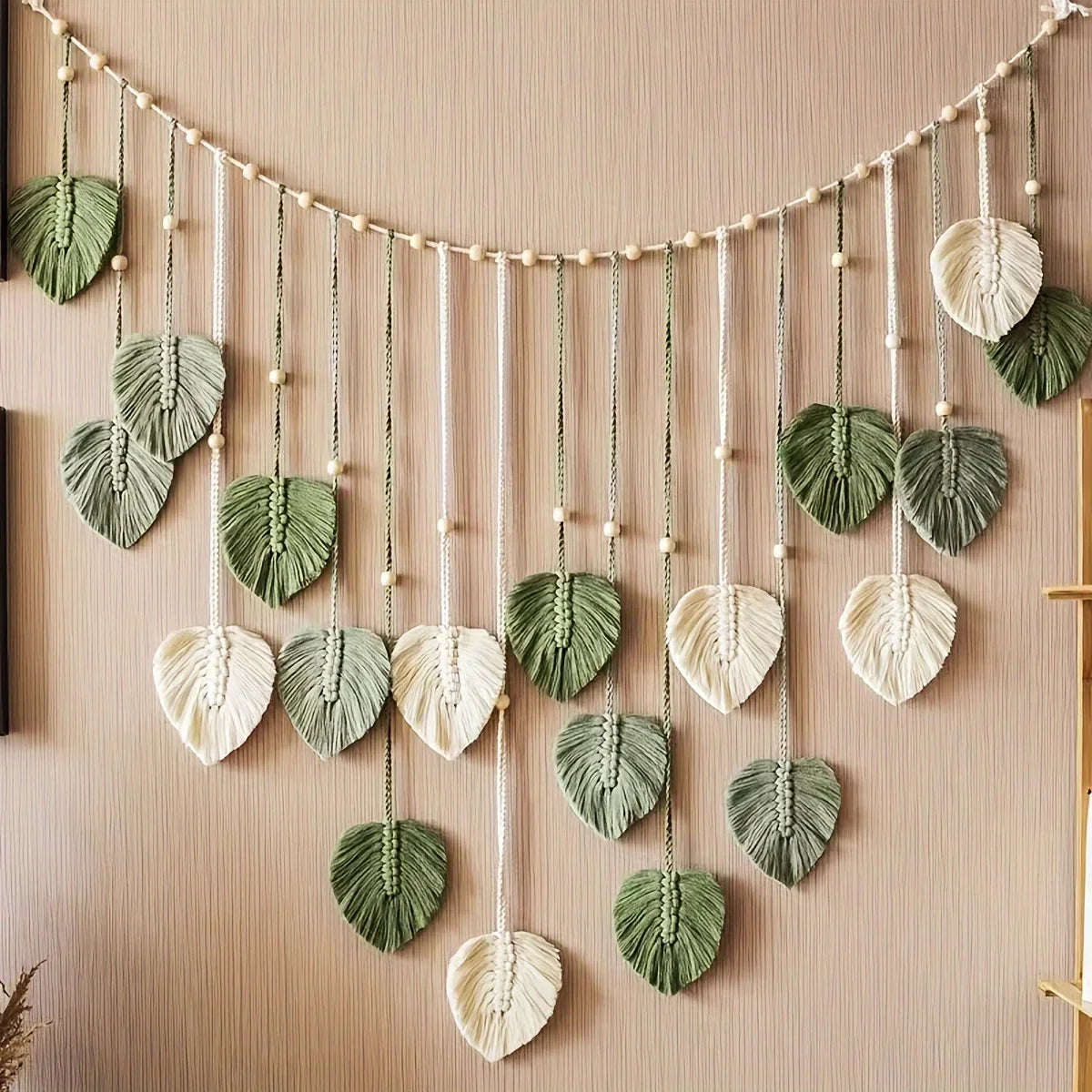 Modern Woven Wall Decor Bohemian Style Feathers Gift