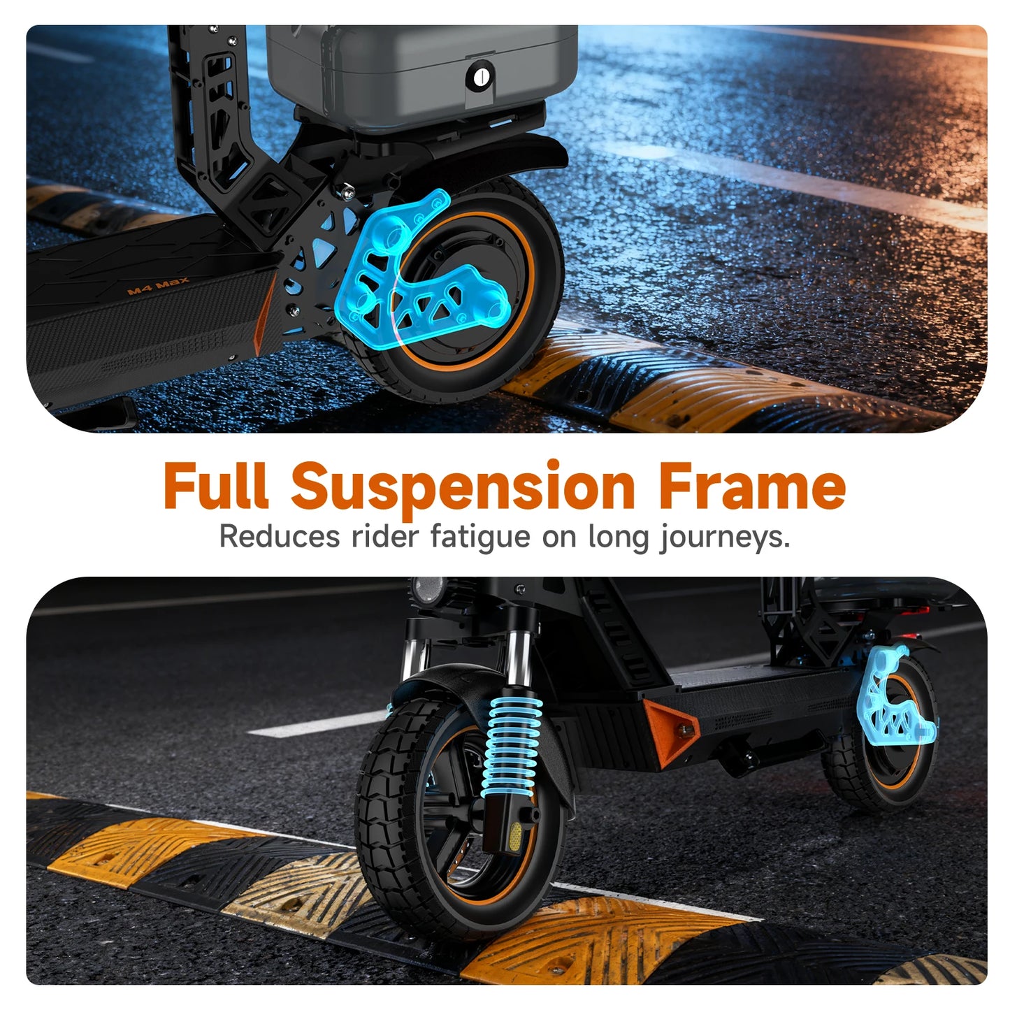 Ruitoo M4Max 1000W 48V Electric Scooter 50 55km Range