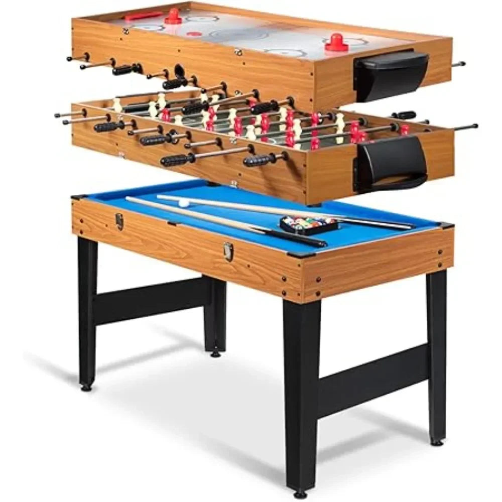 Angduo 3 In 1 Game Table Foosball Billiards Combo